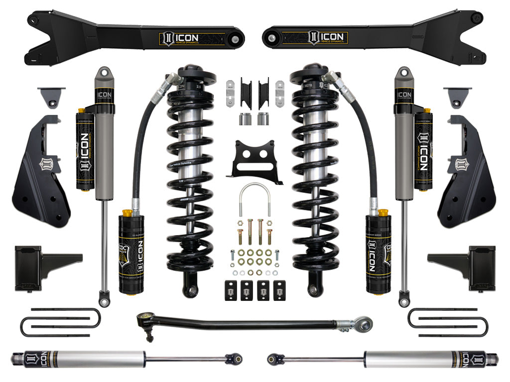 ICON 17-22 Ford F250/F350, 4-5.5" Lift Stage 5 Suspension System, w/Radius Arm k63155r