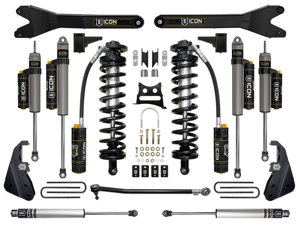 ICON 17-22 Ford F250/F350, 4-5.5" Lift Stage 6 Suspension System, w/Radius Arm k63156r