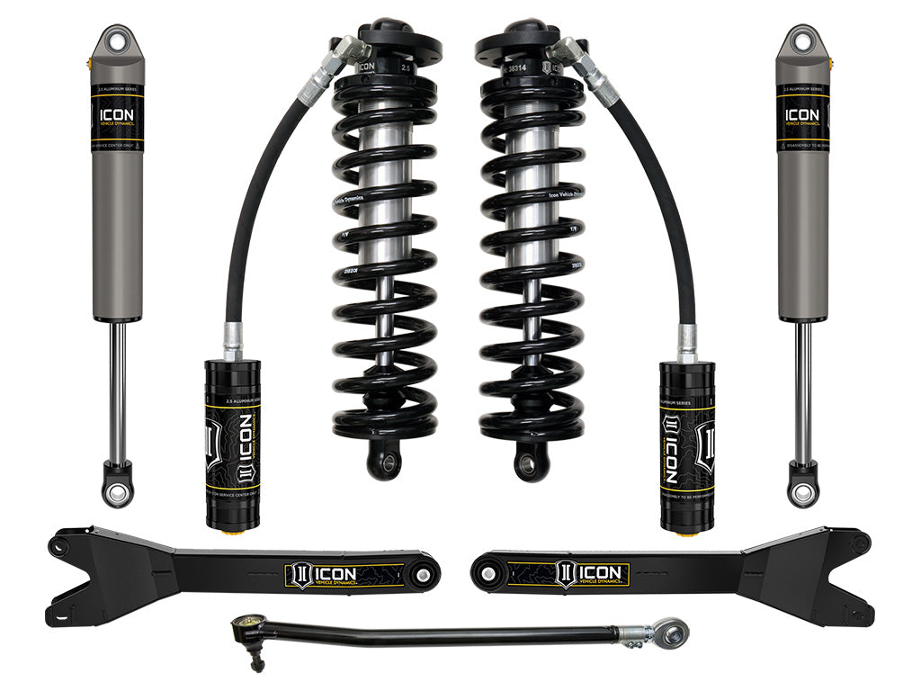 ICON 2023 Ford F-250/F-350 Super Duty 4WD, 2.5-3" Lift, Stage 2 Coilover Conversion System w/ Radius Arms K63162R