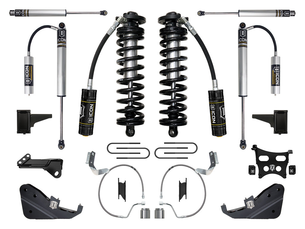 ICON 2023 Ford F-250/F-350 Super Duty 4WD, 4-5.5" Lift, Stage 2 Coilover Conversion System K63172