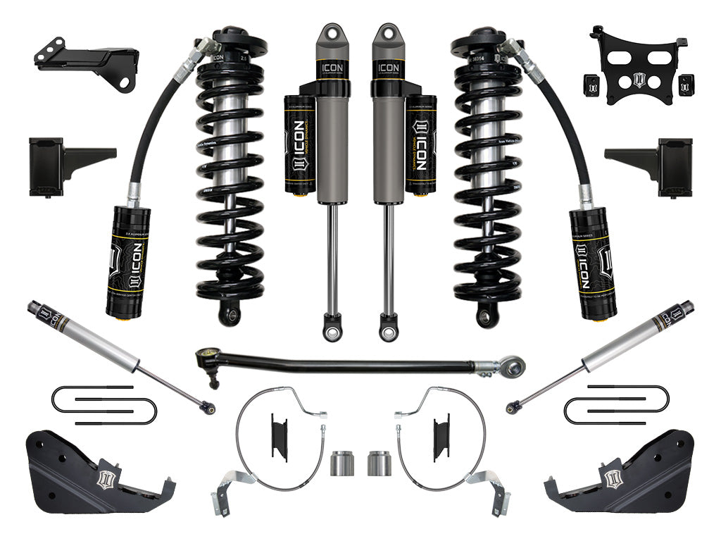 ICON 2023 Ford F-250/F-350 Super Duty 4WD, 4-5.5" Lift, Stage 4 Coilover Conversion System K63174