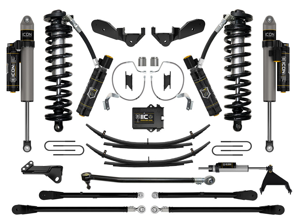 ICON 2023 Ford F-250/F-350 Super Duty 4WD, 4-5.5" Lift, Stage 8 Coilover Conversion System w/ Expansion Packs K63178L