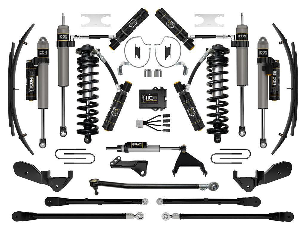 ICON 2023 Ford F-250/F-350 Super Duty 4WD, 4-5.5" Lift, Stage 9 Coilover Conversion System w/ Expansion Packs K63179L