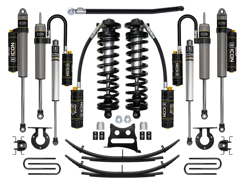 ICON 11-16 Ford F250/F350, 2.5-3" Lift, Stage 5 Coilover System w/ Leaf Springs K63195