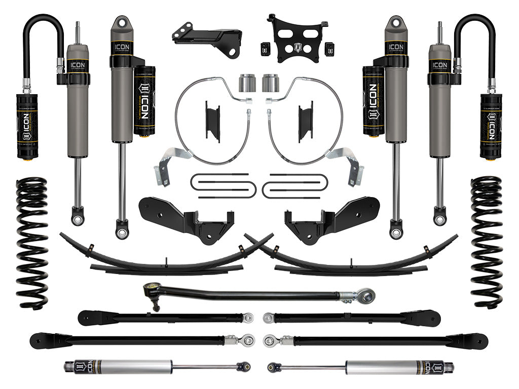 ICON 2023 Ford F-250/F-350 Super Duty 4WD Gas, 4.5" Lift, Stage 6 Suspension System w/ Expansion Packs K64536L