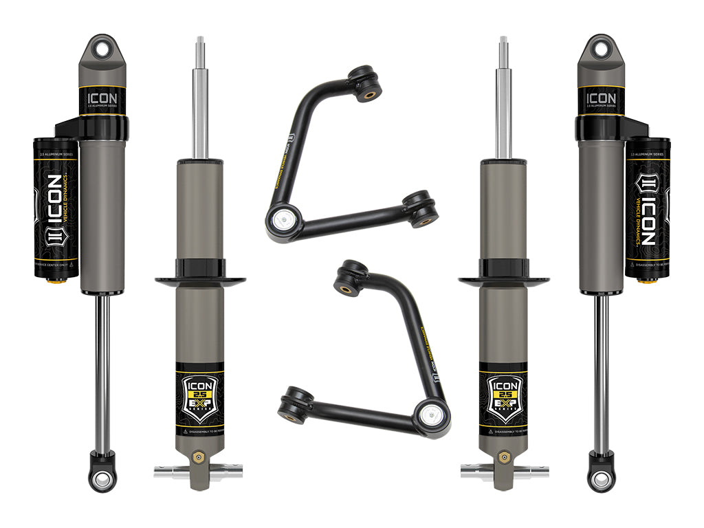 ICON 19-23 GM 1500, 2.375-3.75" Lift, Stage 3 EXP Suspension System, Tubular k73073t