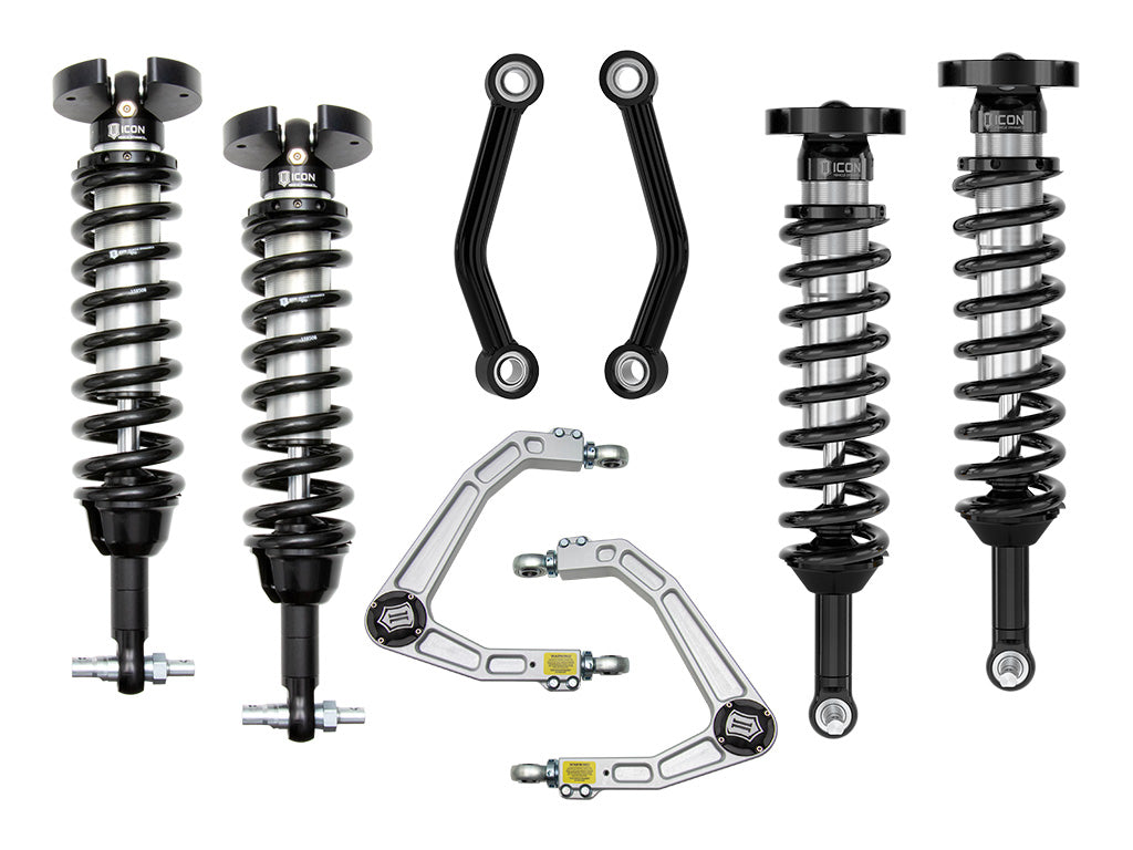 ICON 2021-2023 Chevrolet Tahoe & Suburban/2021-2023 GMC Yukon & Yukon XL, 2.5-3.25" Lift, Stage 2 Suspension System, Billet UCA k73102