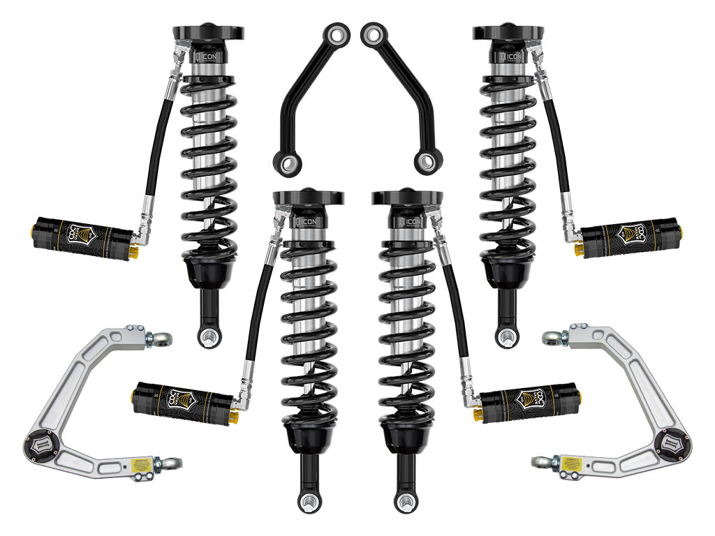 ICON 2021-2023 Chevrolet Tahoe & Suburban/2021-2023 GMC Yukon & Yukon XL, 2.5-3.25" Lift, Stage 4 Suspension System, Billet UCA k73104