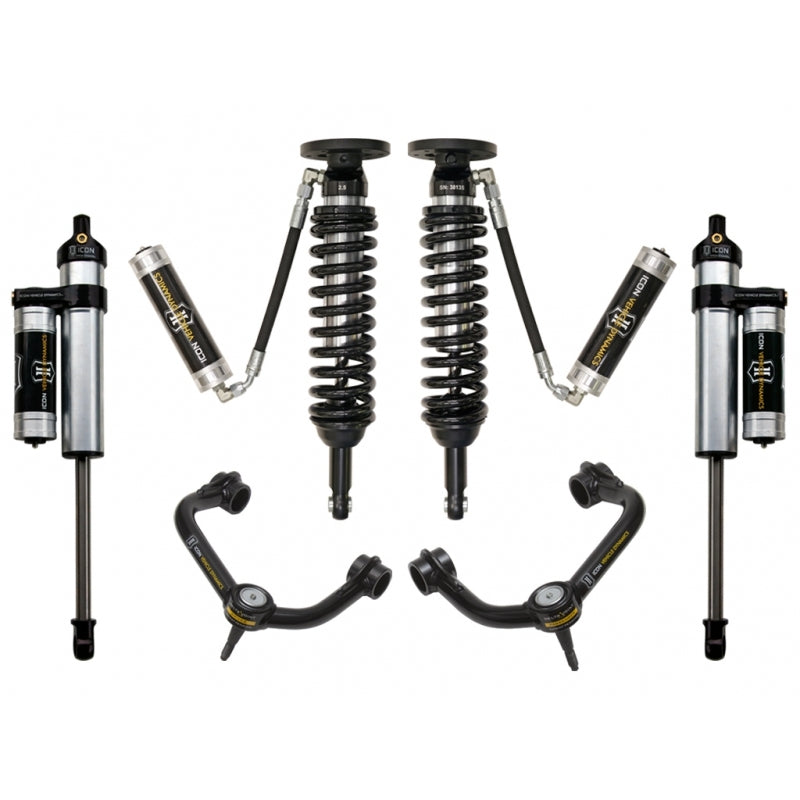 ICON 09-13 FORD F150 4WD 1.75-2.63" STAGE 4 SUSPENSION SYSTEM W TUBULAR UCA k93004t