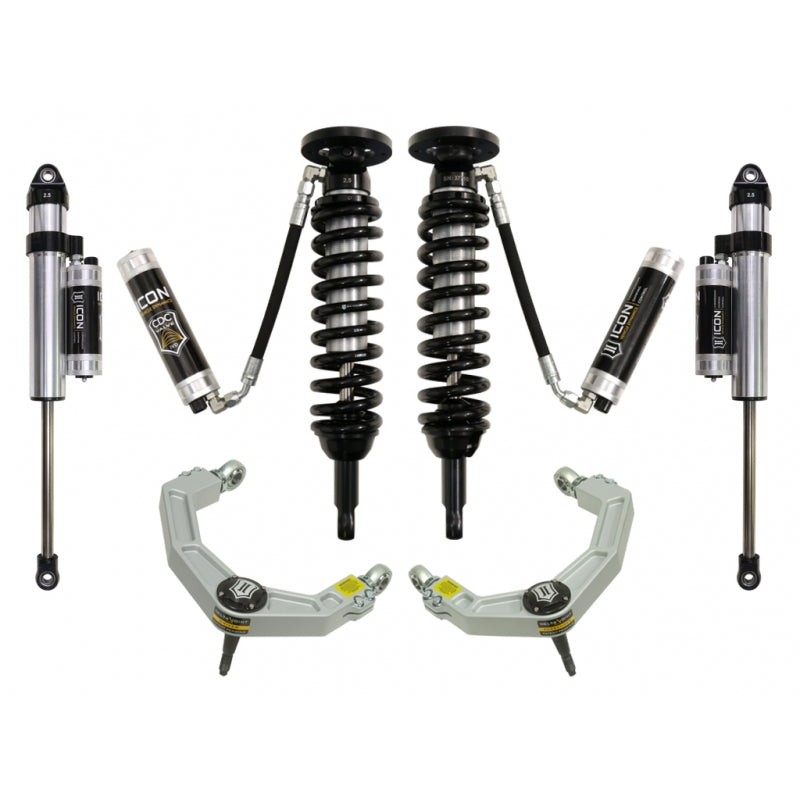 ICON 09-13 FORD F150 4WD 1.75-2.63" STAGE 5 SUSPENSION SYSTEM W BILLET UCA k93005