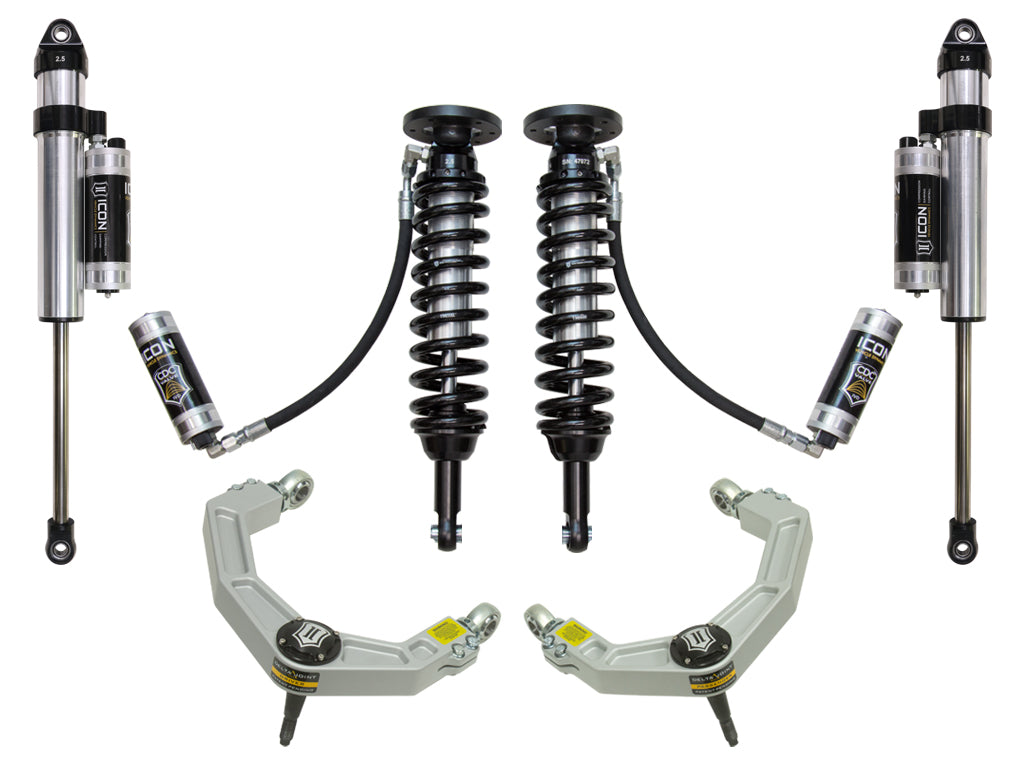 ICON 09-13 FORD F150 4WD 1.75-2.63" STAGE 5 SUSPENSION SYSTEM W BILLET UCA k93005