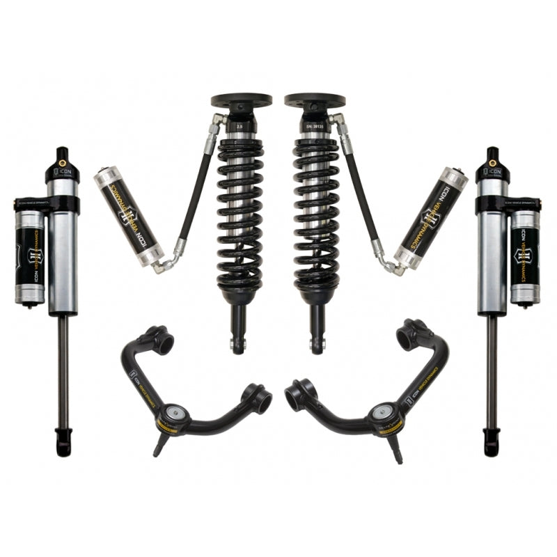 ICON 09-13 FORD F150 2WD 1.75-2.63" STAGE 3 SUSPENSION SYSTEM W TUBULAR UCA k93012t