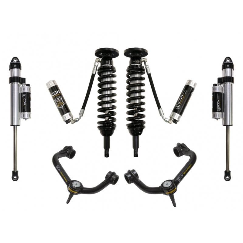 ICON 09-13 FORD F150 2WD 1.75-2.63" STAGE 4 SUSPENSION SYSTEM W TUBULAR UCA k93013t