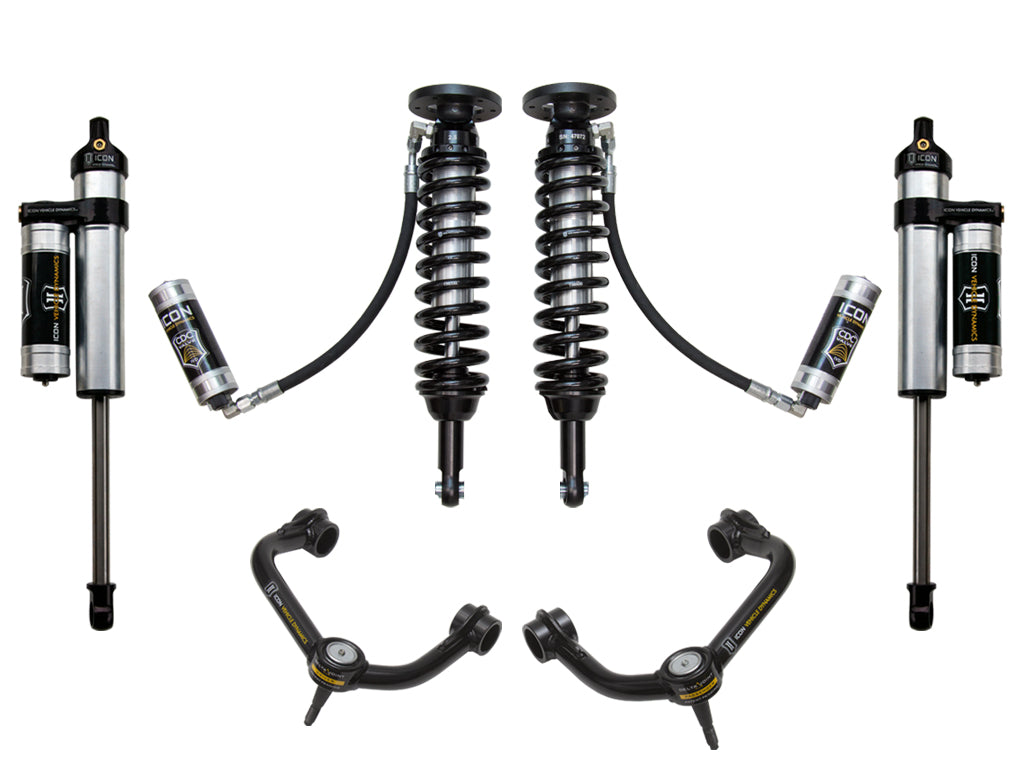 ICON 09-13 FORD F150 2WD 1.75-2.63" STAGE 4 SUSPENSION SYSTEM W TUBULAR UCA k93013t