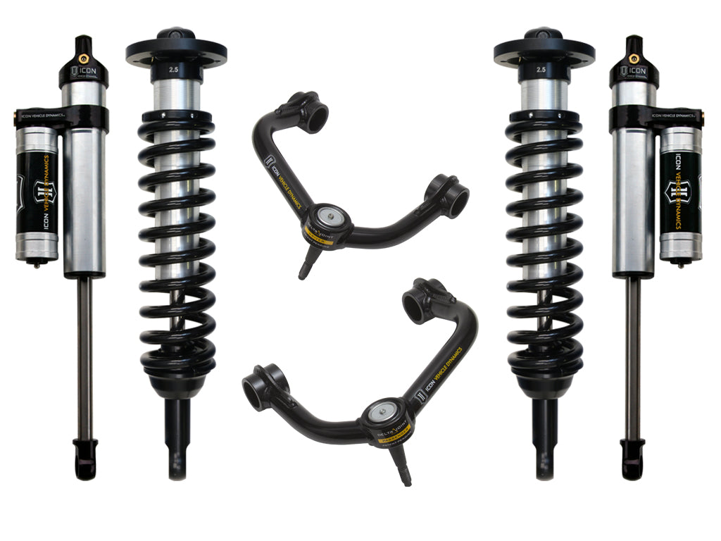ICON 04-08 FORD F150 2WD 0-2.63" STAGE 3 SUSPENSION SYSTEM W TUBULAR UCA k93032t