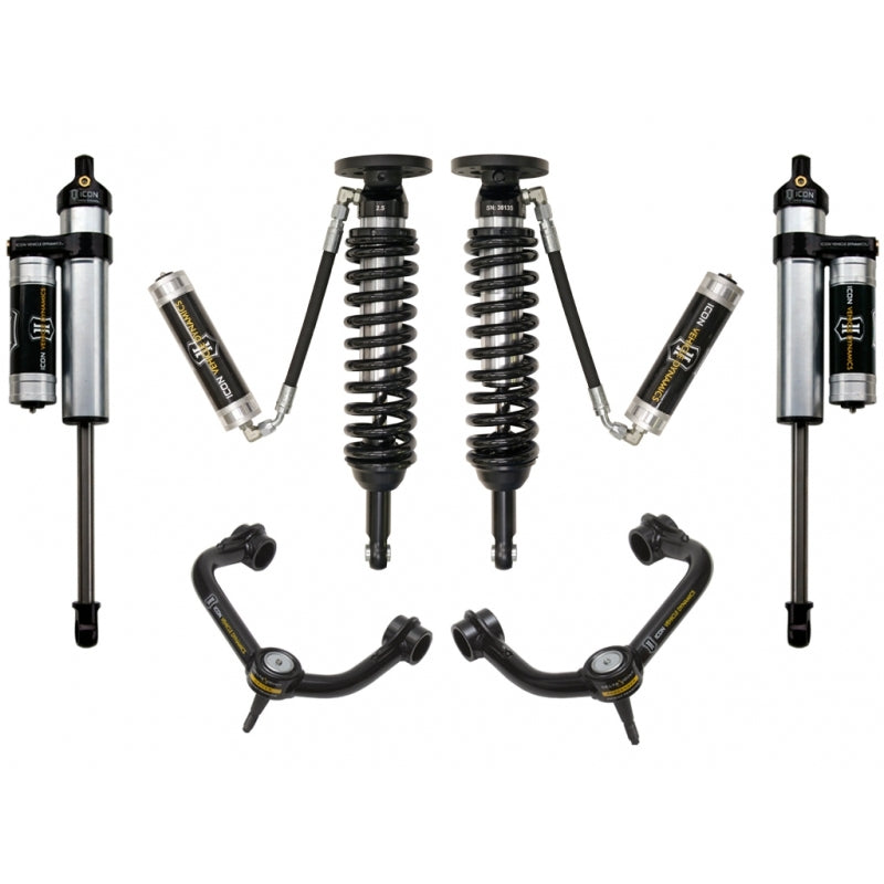 ICON 2014 FORD F150 2WD 1.75-2.63" STAGE 4 SUSPENSION SYSTEM W TUBULAR UCA k93074t
