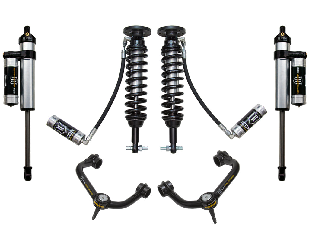ICON 2014 FORD F150 2WD 1.75-2.63" STAGE 4 SUSPENSION SYSTEM W TUBULAR UCA k93074t