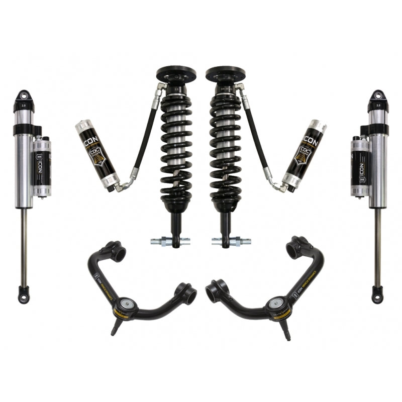 ICON 2014 FORD F150 2WD 1.75-2.63" STAGE 5 SUSPENSION SYSTEM W TUBULAR UCA k93075t