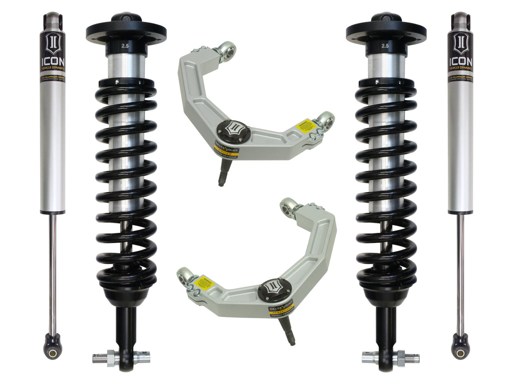 ICON 2015-2020 FORD F150 4WD 0-2.63" STAGE 2 SUSPENSION SYSTEM W BILLET UCA k93082