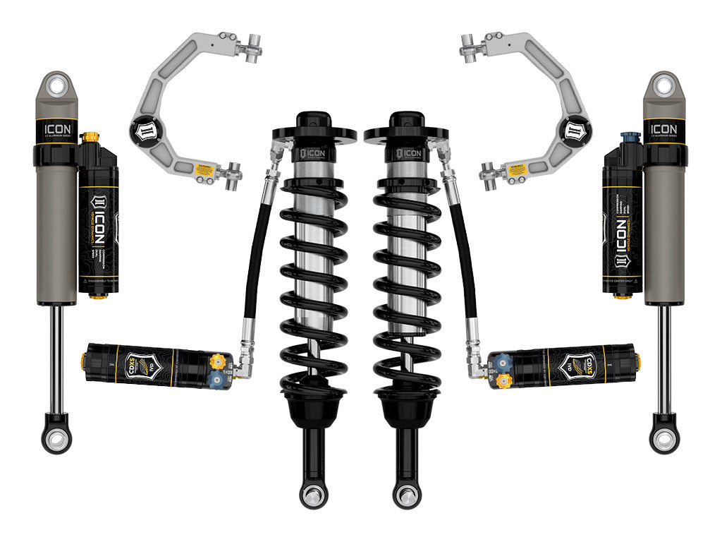 ICON 2021-2024 Ford F-150 4WD, 2.75-3.5" Lift, Stage 4 Suspension System, Billet, CDXS k93134d