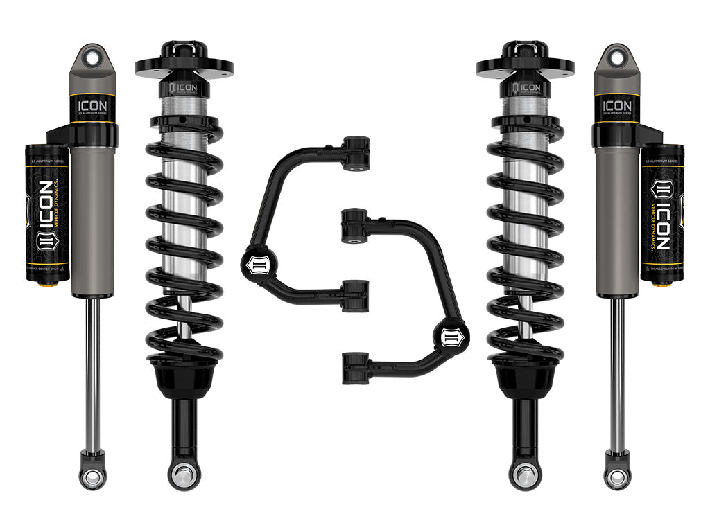 ICON 2021-2024 Ford F-150 Tremor, 2.5-3" Lift, Stage 2 Suspension System, Tubular k93162t