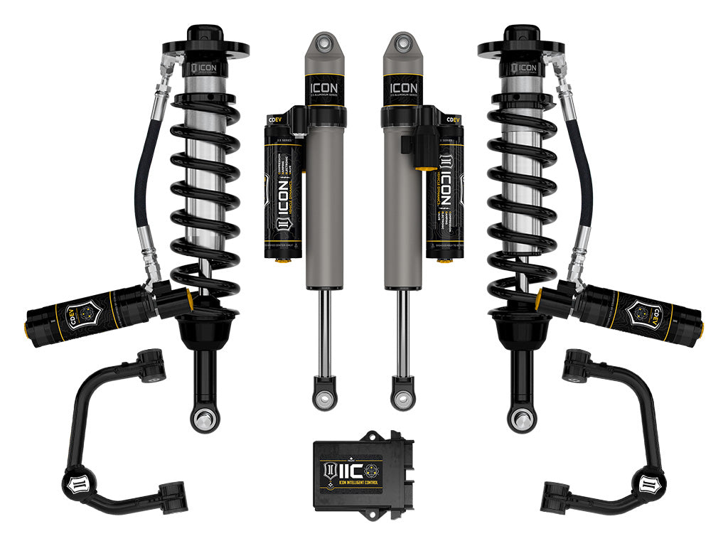 ICON 2021-2024 Ford F-150 Tremor, 2.5-3" Lift, Stage 5 Suspension System, Tubular k93165t