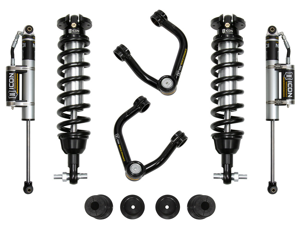 ICON 20-23 Ford Ranger, 0-3.5" Lift, Stage 3 Susp Sys, Tubular UCA Steel Knuckle k93203ts