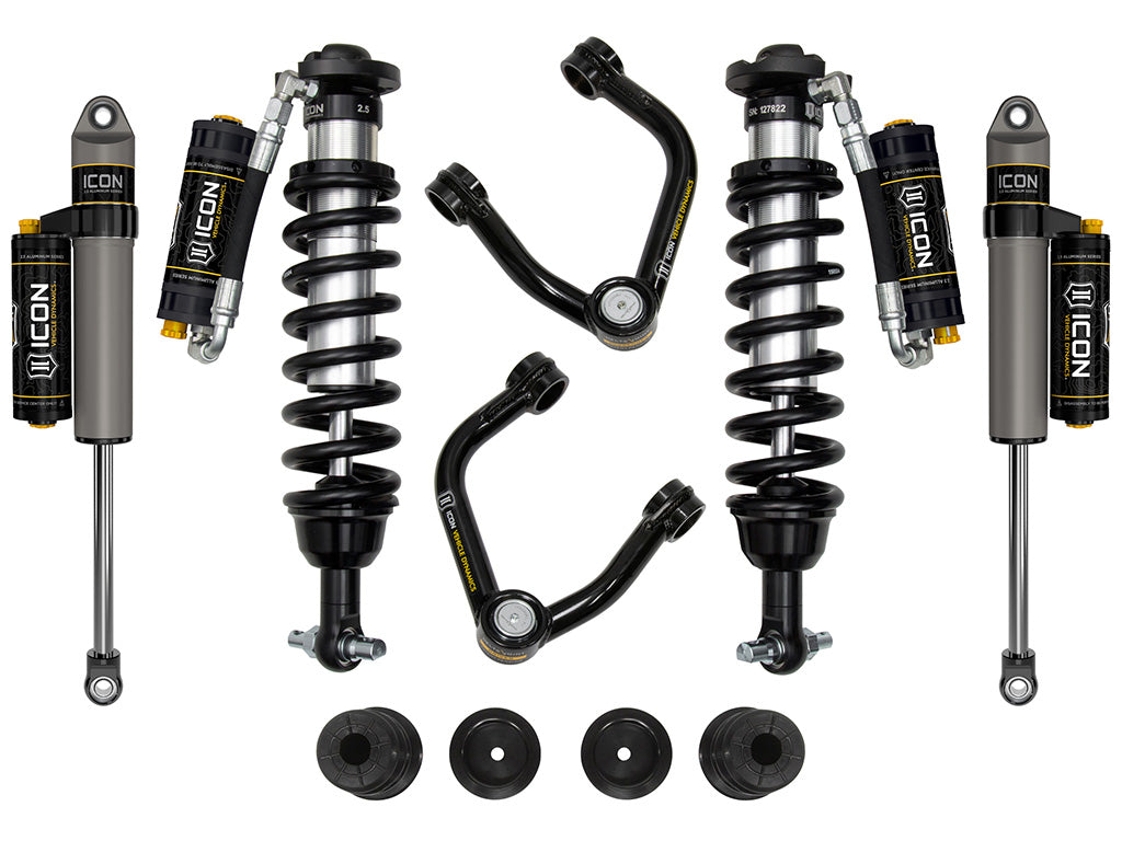 ICON 20-23 Ford Ranger, 0-3.5" Lift, Stage 5 Susp Sys, Tubular UCA Steel Knuckle k93205ts