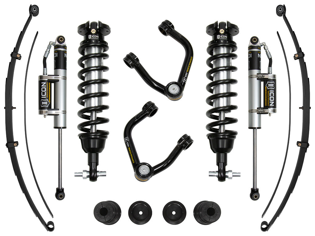 ICON 20-23 Ford Ranger, 0-3.5" Lift, Stage 6 Susp Sys, Tubular UCA Steel Knuckle k93206ts