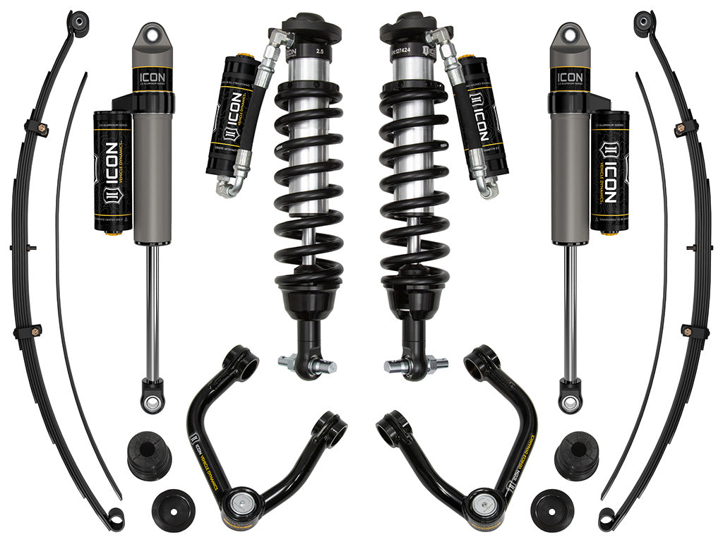 ICON 20-23 Ford Ranger, 0-3.5" Lift, Stage 7 Susp Sys, Tubular UCA Steel Knuckle k93207ts