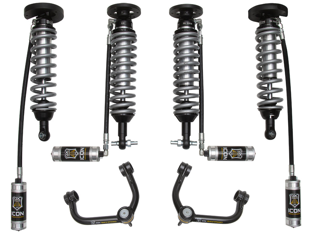 ICON 2014-2020 FORD EXPEDITION 4WD .75-2.25" STAGE 2 SUSPENSION SYSTEM W TUBULAR UCA k93302t
