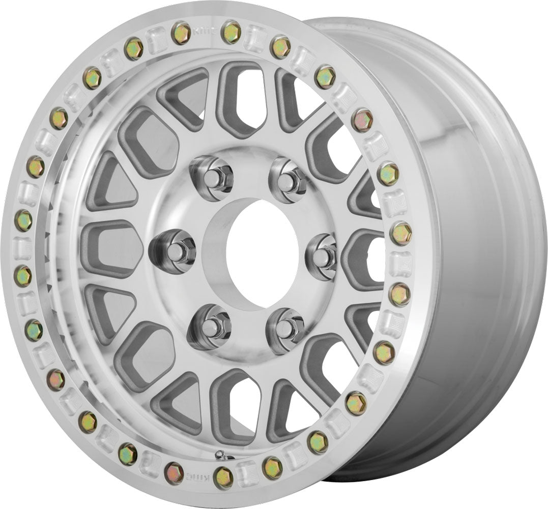 20x9 KMC KM234 Grenade Desert Machined (True Beadlock) 8x6.5/165 -12mm - Flex Offroad