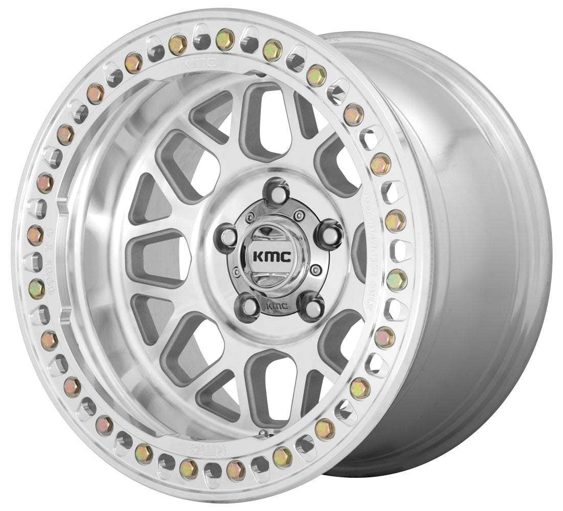 17x9 KMC KM235 Grenade Crawl Machined (True Beadlock) 8x170 -38mm