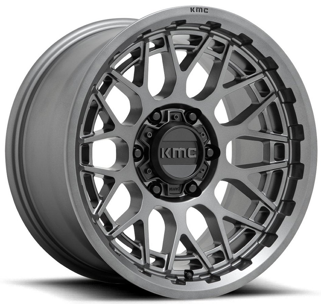 20x9 KMC KM722 Technic Anthracite 6x5.5/139.7 0mm - Flex Offroad