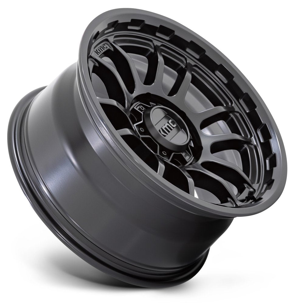 20x9 KMC KM727 Wrath Satin Black 6x135 0mm - Flex Offroad