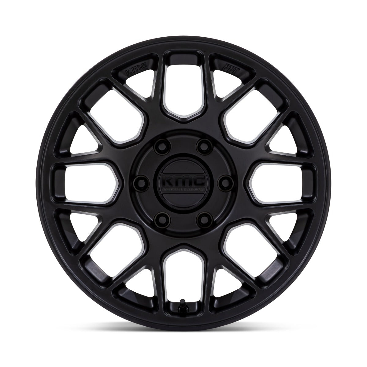 17x8.5 KMC KM730 Hatchet Matte Black 6x120 25mm - Flex Offroad