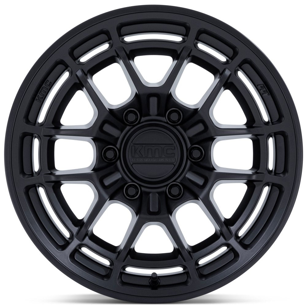 17x8.5 KMC KM732 Archer Matte Black 6x135 0mm