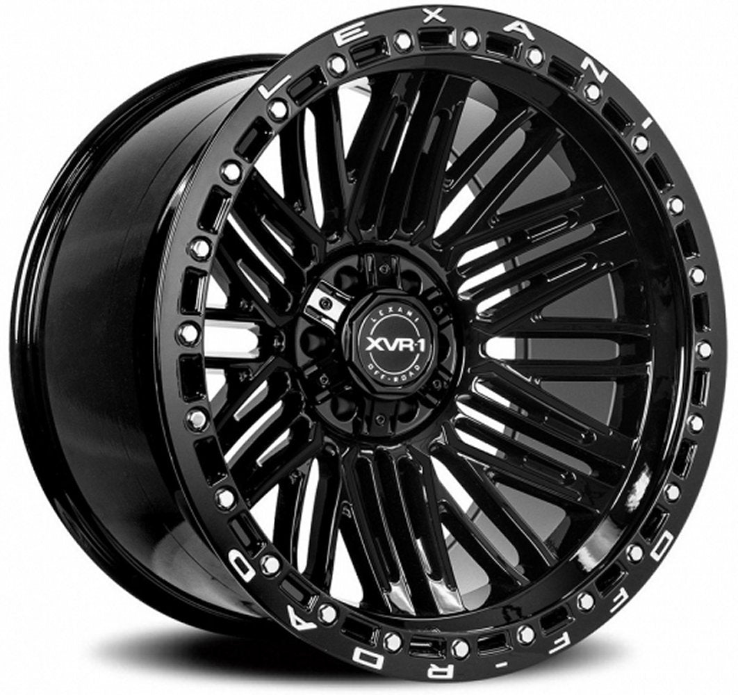 20x10 Lexani Off-Road Kobra Gloss Black 5x5/127 5x5.5/139.7 -18mm