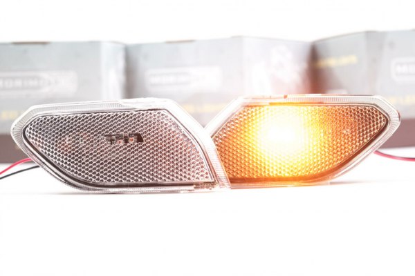 Morimoto XB LED Sidemarkers: Jeep Wrangler JL (18-20) (Pair / Clear) LF512 - Flex Offroad
