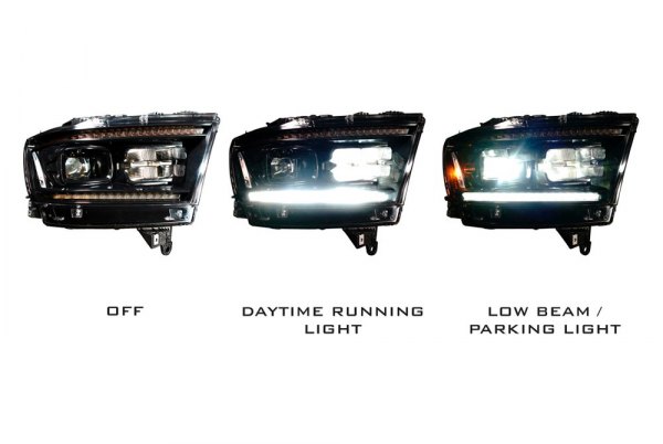Morimoto XB LED Headlights: Dodge Ram 1500 (2019+) (Pair / ASM)(Gen 2) LF523-ASM - Flex Offroad