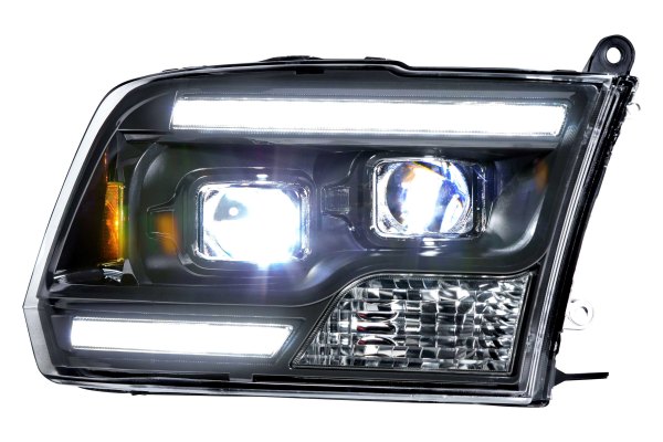 Morimoto XB Hybrid LED Headlights: Dodge Ram (09-18) (Pair / ASM) LF524 - Flex Offroad
