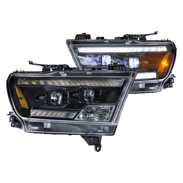 Morimoto XB Hybrid LED Headlights: Dodge Ram 1500 (19+) (Pair / ASM) LF525 - Flex Offroad