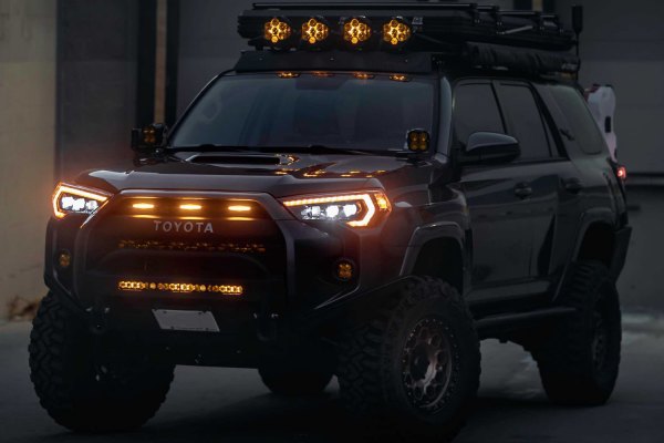 Morimoto XB LED Headlights: Toyota 4Runner (14-22) (Pair / ASM / Amber DRL) (Gen 2) LF531.2-A-ASM - Flex Offroad
