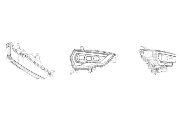 Morimoto XB LED Headlights: Toyota 4Runner (14-22) (Pair / ASM) (Gen 2) LF531.2-ASM