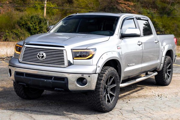 Morimoto XB LED Headlights: Toyota Tundra (07-13) (Pair / ASM / Amber DRL) LF533-A-ASM - Flex Offroad