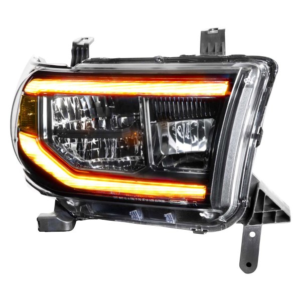 Morimoto XB LED Headlights: Toyota Tundra (07-13) (Pair / ASM / Amber DRL) LF533-A-ASM - Flex Offroad