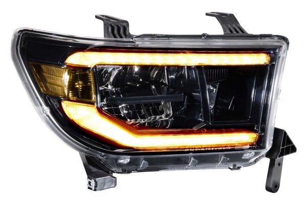 Morimoto XB LED Headlights: Toyota Tundra (07-13) (Pair / ASM / Amber DRL) LF533-A-ASM - Flex Offroad