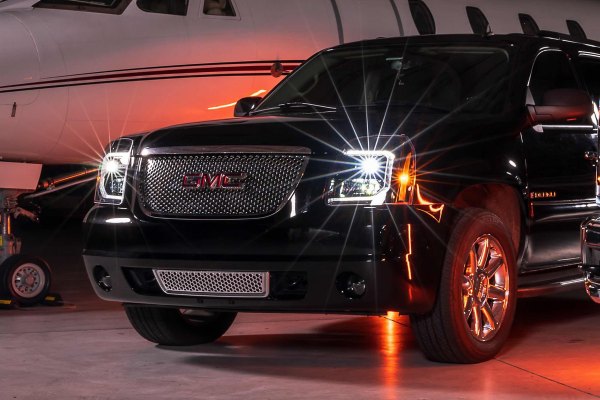 Morimoto XB Hybrid LED Headlights: GMC Yukon (07-14) (Pair / ASM) LF557 - Flex Offroad
