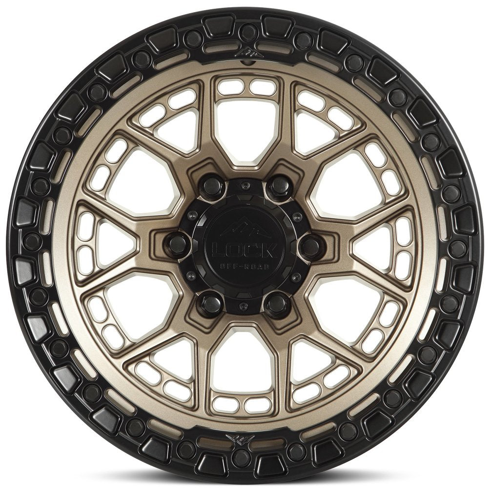 17x9 Lock Off-Road Commando Matte Bronze w/ Matte Black Ring 6x135 0mm