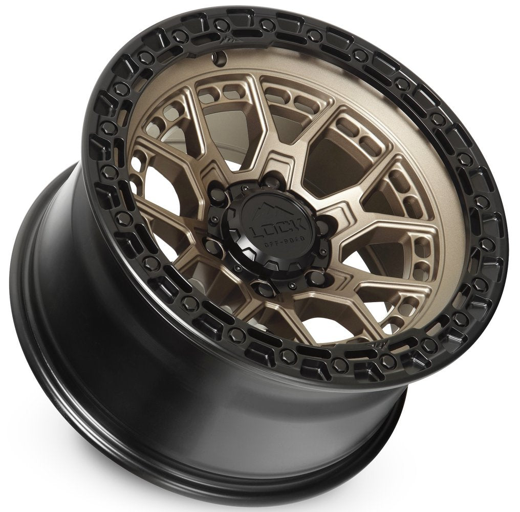 17x9 Lock Off-Road Commando Matte Bronze w/ Matte Black Ring 6x135 0mm